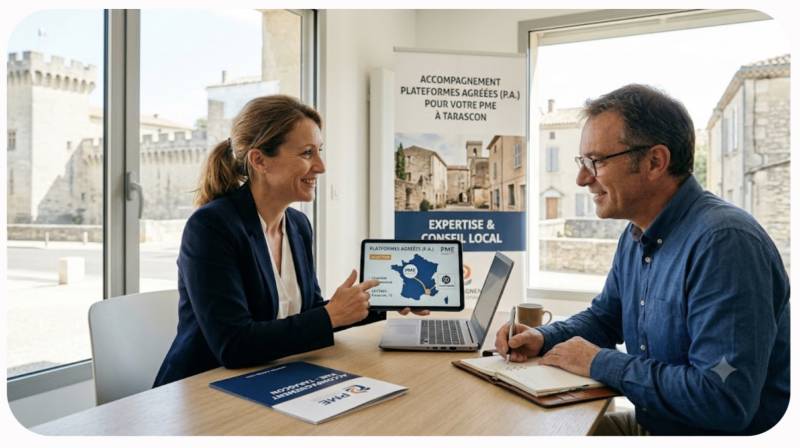 Accompagnement choix d'une plateforme agréée (P.A.)  pour PME à Tarascon