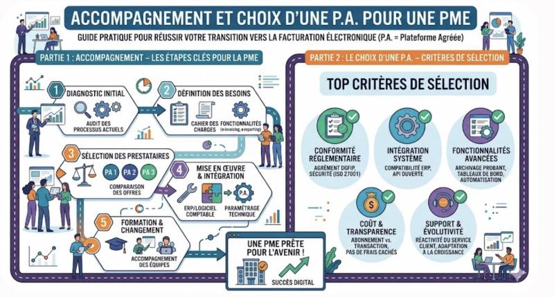 Accompagnement et choix d'un P.A. pour une PME à L'Isle-sur-la-Sorgue