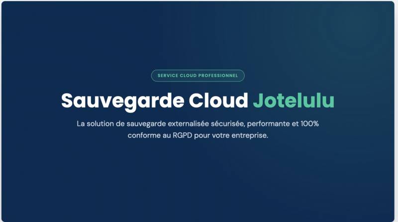 Sauvegarde cloud pour entreprise à Châteaurenard