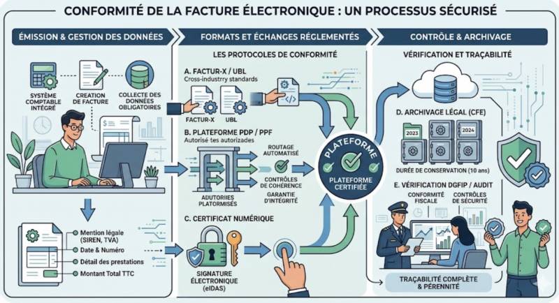 garantir la conformité à la facture électronique
