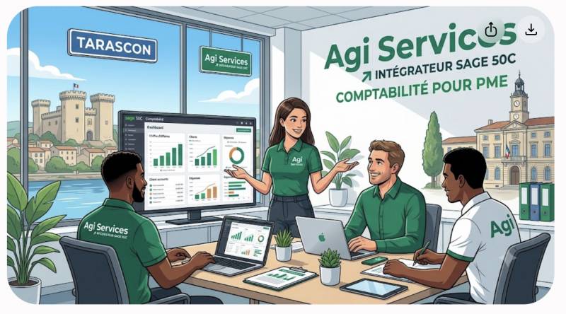 Intégrateur Sage 50C comptabilité pour PME à Tarascon